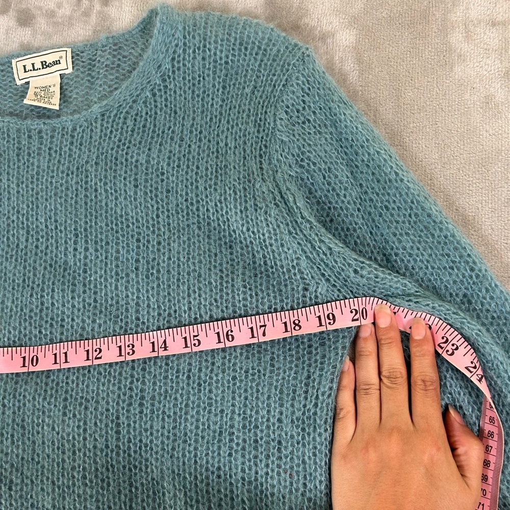LL. Bean mohair blend knitted sweater - Picture 4 of 7